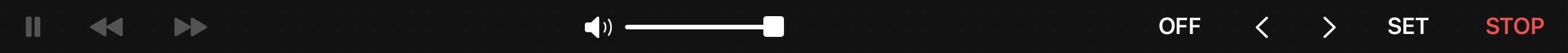 Bottom toolbar