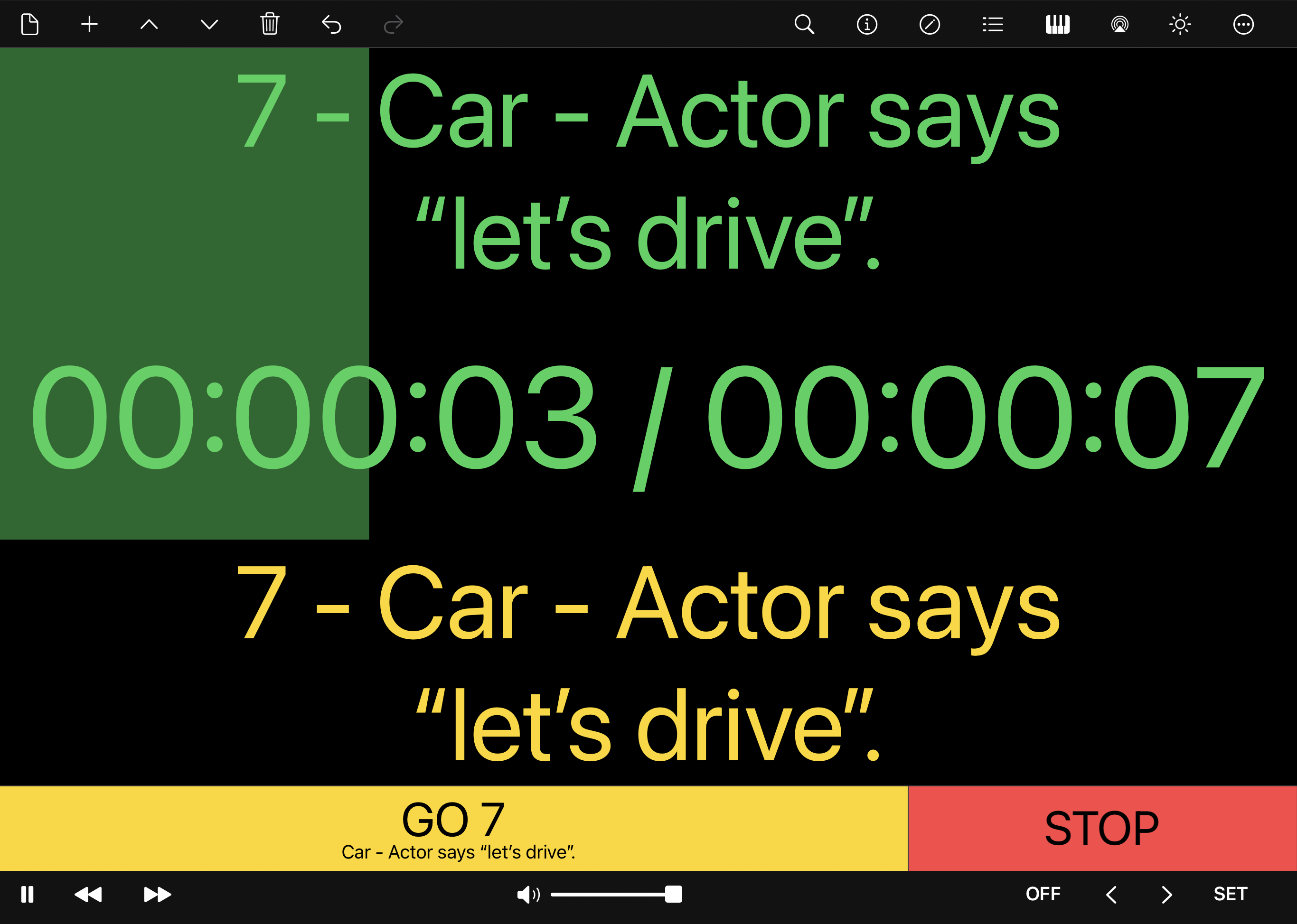 Full screen view