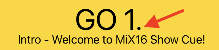 GO playback mode - one dot