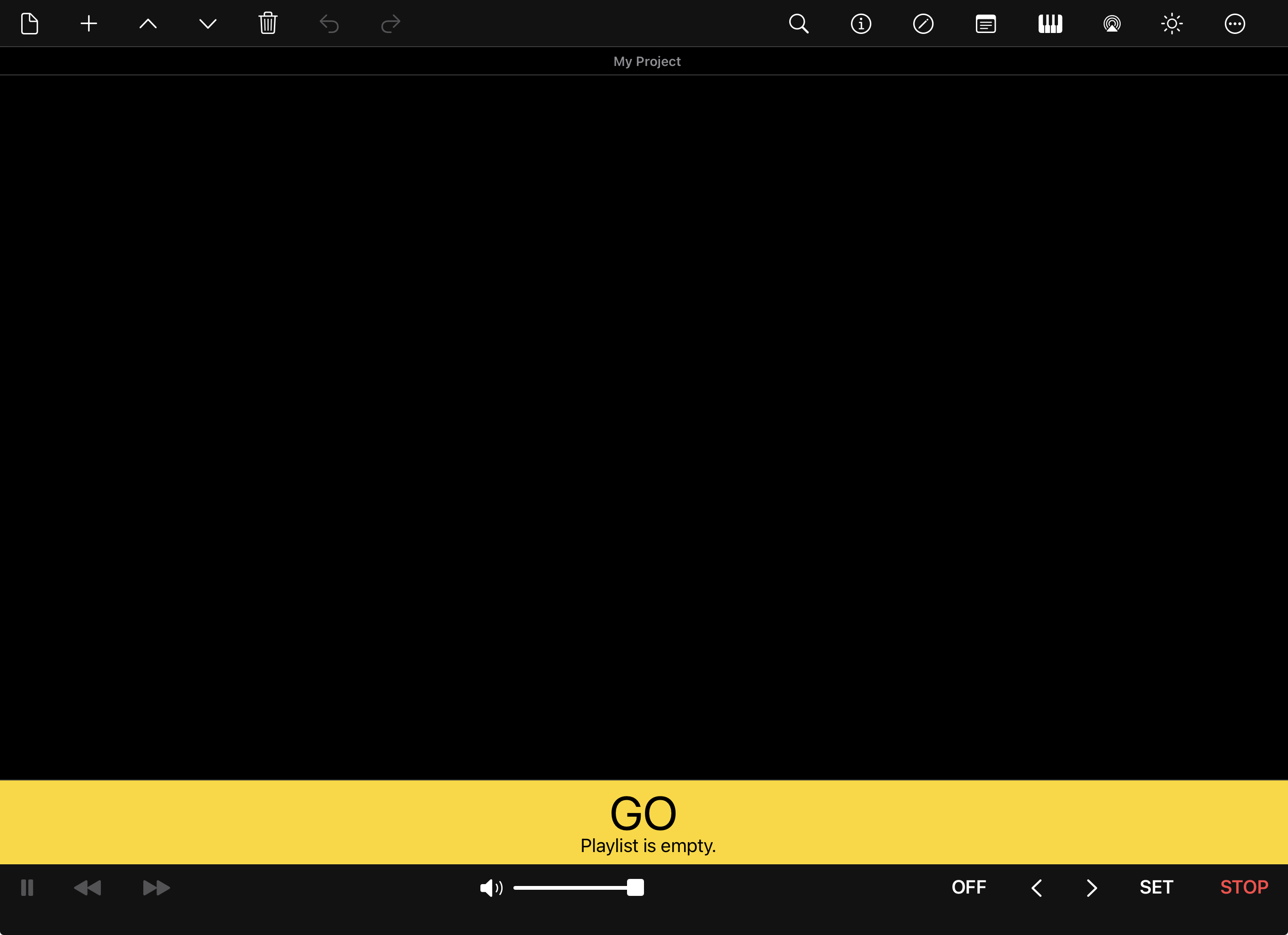 Main interface